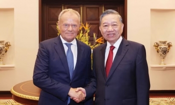 Tổng Bí thư, Chủ tịch nước Tô Lâm tiếp Thủ tướng Ba Lan Donald Tusk