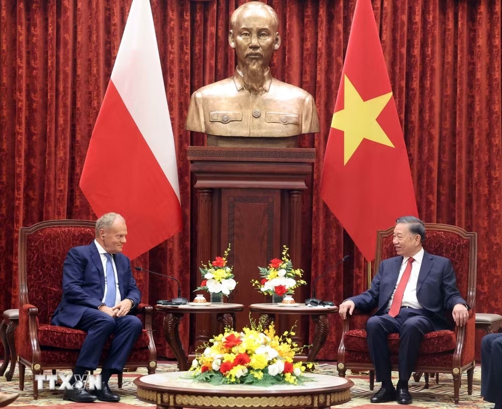 Tổng Bí thư, Chủ tịch nước Tô Lâm nhấn mạnh ý nghĩa quan trọng của việc hai nước chính thức nâng cấp quan hệ lên Đối tác Chiến lược. Ảnh: TTXVN.