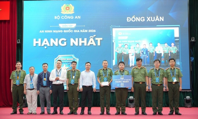 Trao giải 10 đội xuất sắc tại diễn tập an ninh mạng quốc gia 2026