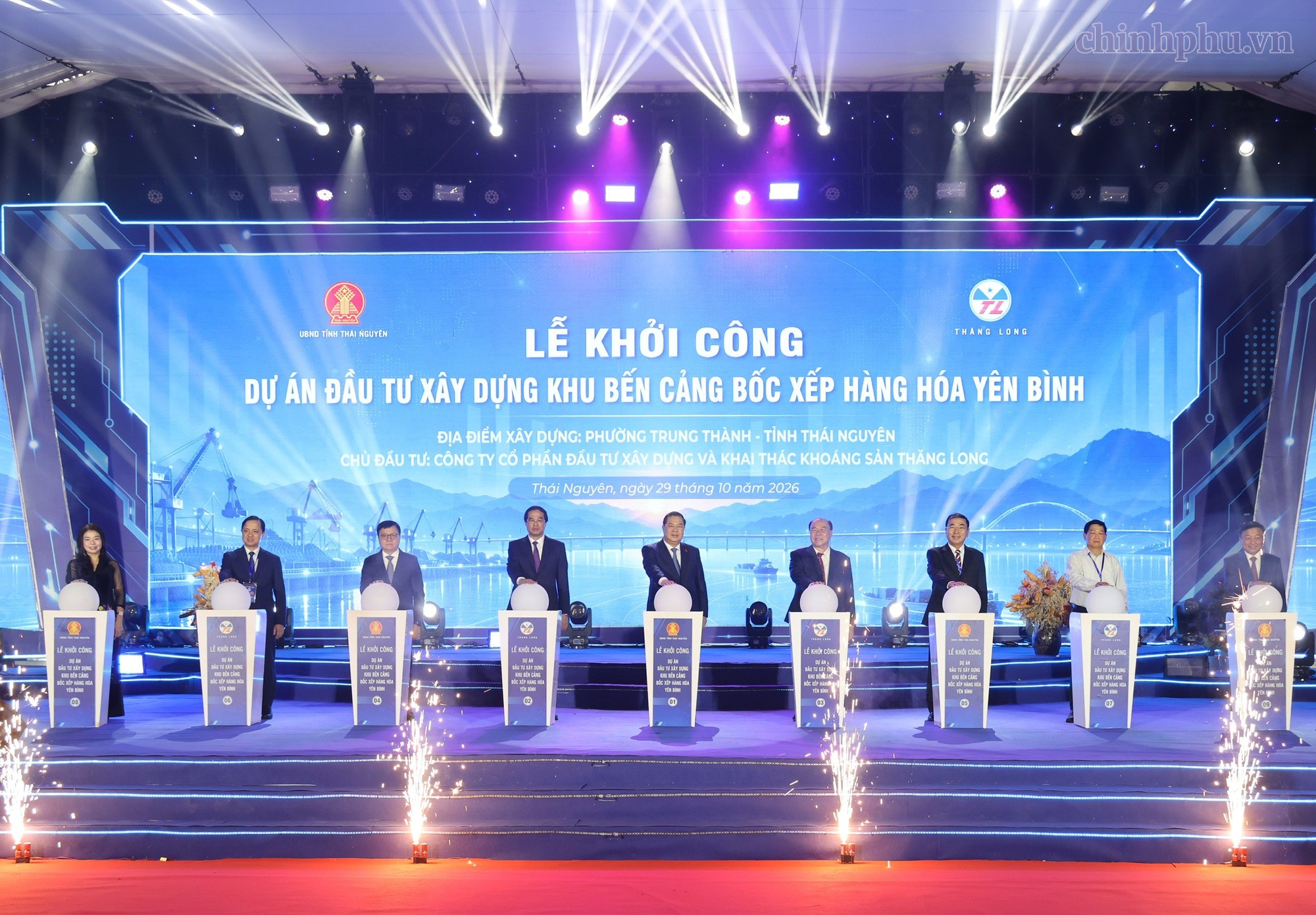 Thái Nguyên khởi công dự án cảng thủy nội địa hơn 435 tỷ đồng