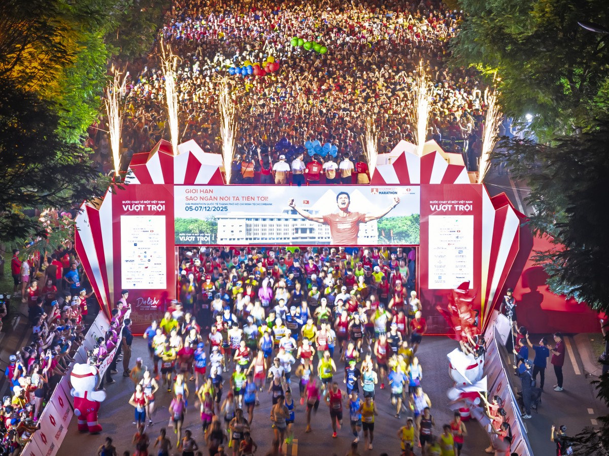 Marathon Quốc tế TP HCM Techcombank mùa 9 khởi động