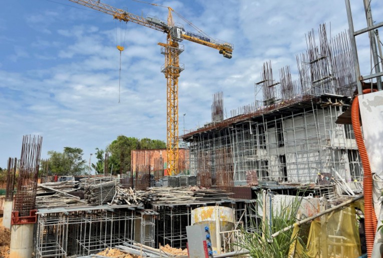 Dự &aacute;n C-River View của C-Holding bị ph&aacute;t hiện x&acirc;y dựng đến tầng 3 vẫn chưa c&oacute; giấy ph&eacute;p x&acirc;y dựng