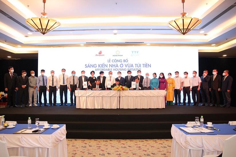 Li&ecirc;n minh Hưng Thịnh, Đồng T&acirc;m, Trường Th&agrave;nh hợp t&aacute;c x&acirc;y dựng nh&agrave; ở vừa t&uacute;i tiền