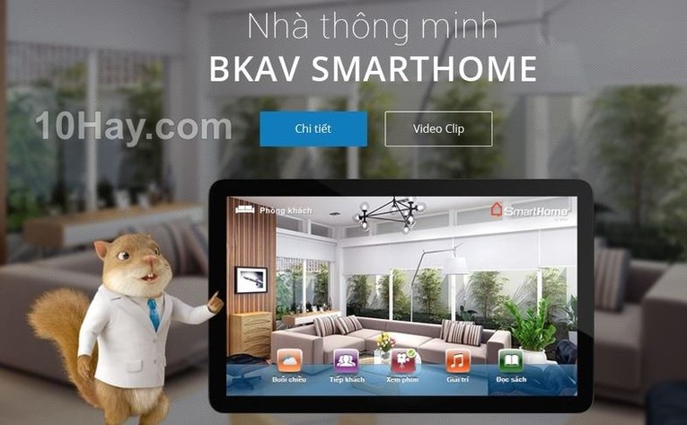 Nh&agrave; th&ocirc;ng minh BKAV SMARTHOME.