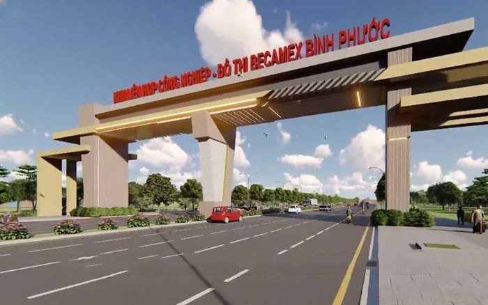 Phối cảnh KCN v&agrave; d&acirc;n cư Becamex Đồng Ph&uacute;, B&igrave;nh Phước.