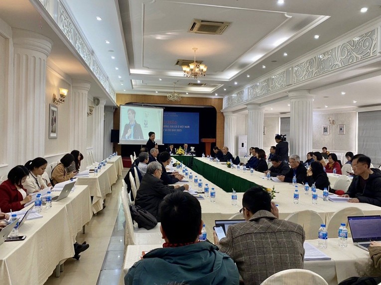 To&agrave;n cảnh Hội thảo &amp;amp;amp;quot;Diễn biến lạm ph&aacute;t năm 2022 v&agrave; dự b&aacute;o năm 2023&amp;amp;amp;quot;.