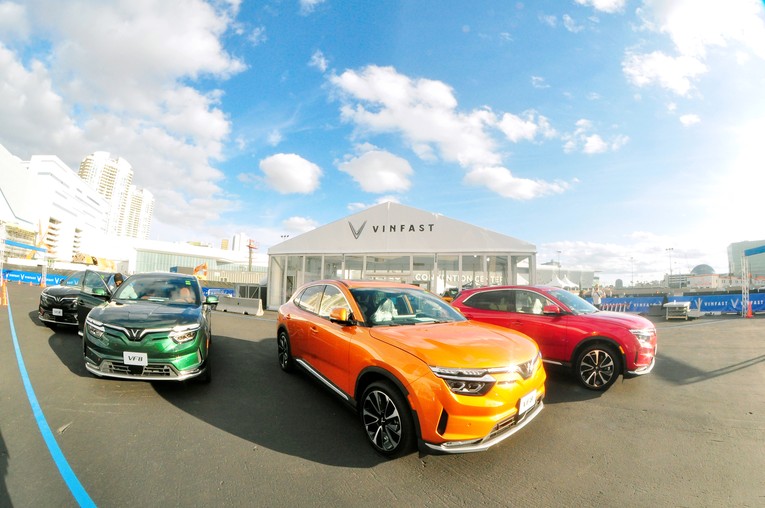 4 mẫu xe Vinfast thuộc 4 ph&acirc;n kh&uacute;c sẽ xuất hiện tại Triển l&atilde;m CES 2023.