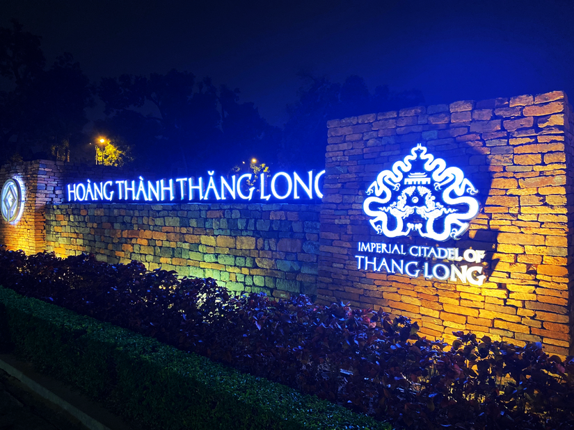 Khu di t&iacute;ch 18 Ho&agrave;ng Diệu - Di sản văn h&oacute;a thế giới Ho&agrave;ng Th&agrave;nh Thăng Long. Ảnh: Phương Thảo.