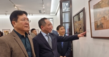 Trưng bày các tinh hoa mỹ thuật Việt tại Triển lãm Sắc màu Xuân Đất nước