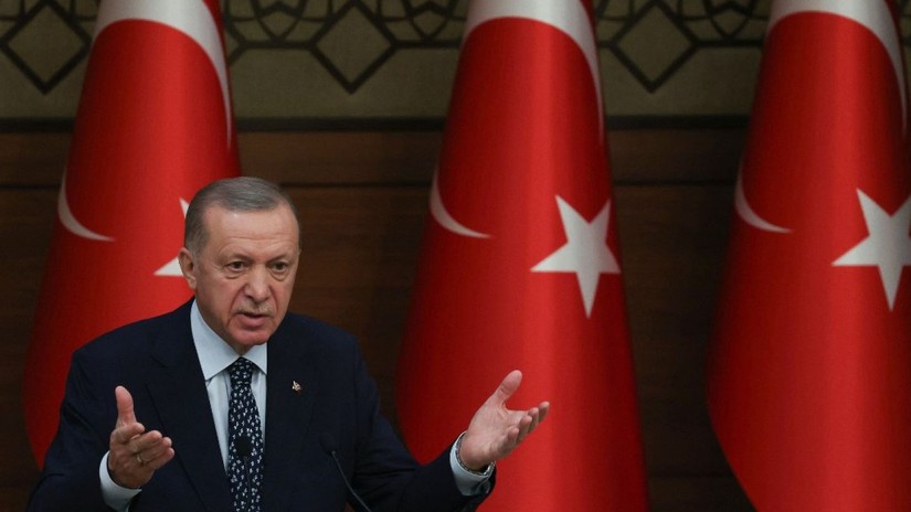 Tổng thống Thổ Nhĩ Kỳ Tayyip Erdogan. Ảnh: AFP