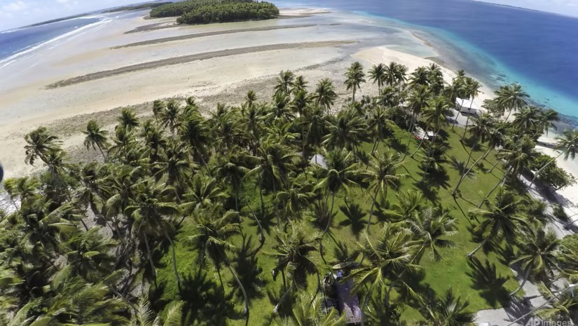 Majuro Atoll - thủ đ&ocirc; v&agrave; th&agrave;nh phố lớn nhất của Cộng h&ograve;a Quần đảo Marshall. Ảnh: AP