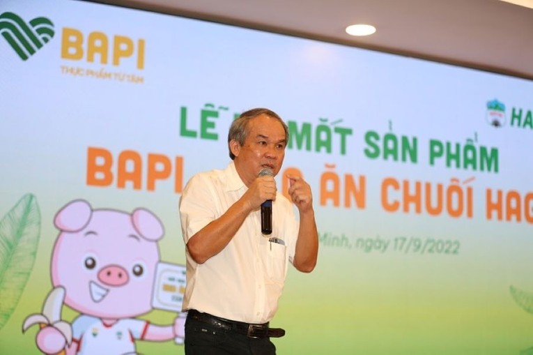 Bầu Đức chia sẻ tại sự kiện ra mắt thương hiệu &amp;amp;amp;quot;heo ăn chuối&amp;amp;amp;quot;.