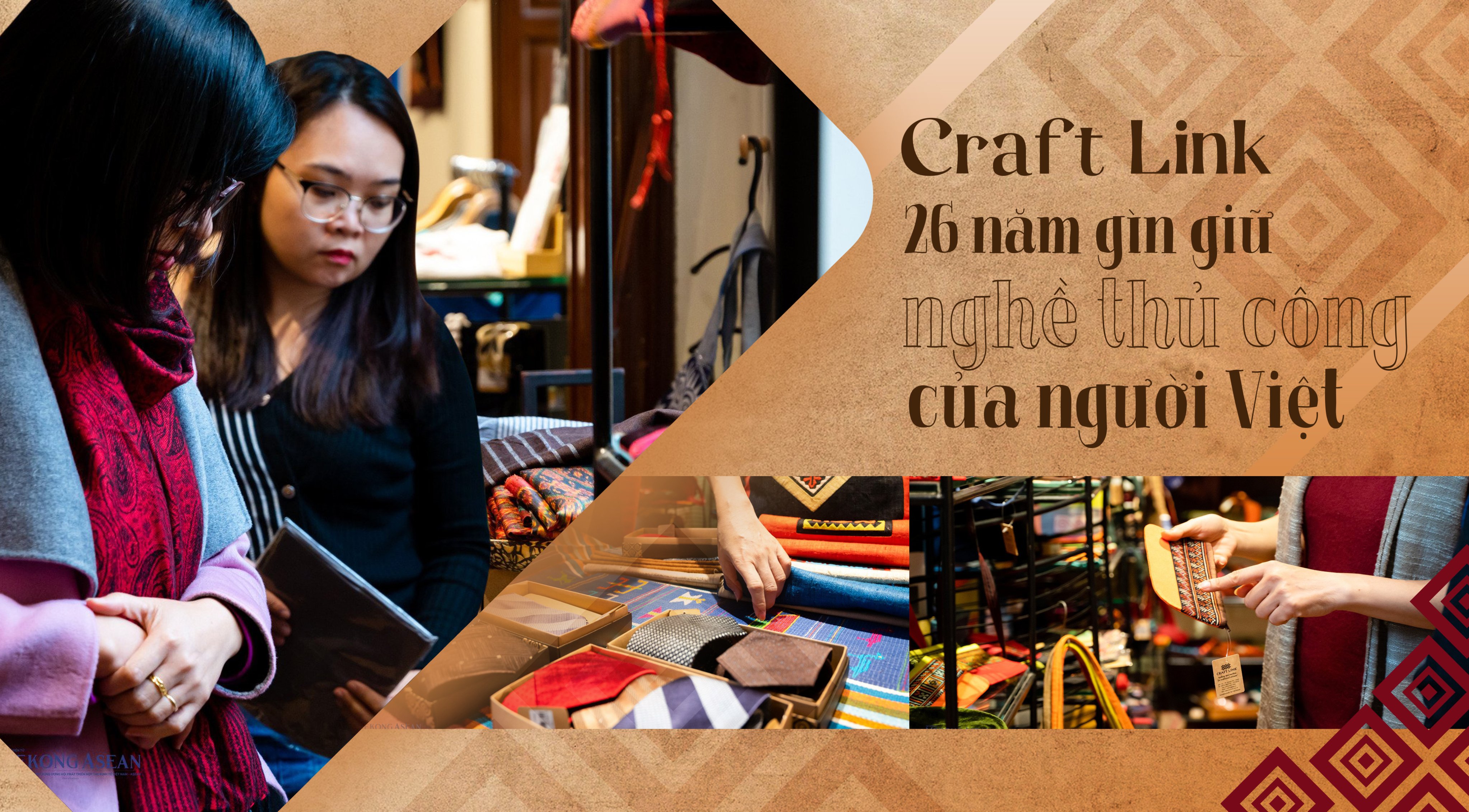 Craft Link đang hỗ trợ c&aacute;c nh&oacute;m đưa hoa văn truyền thống v&agrave;o c&aacute;c sản phẩm đời thường, v&agrave;o cuộc sống đương đại. Ảnh: Qu&aacute;ch Sơn