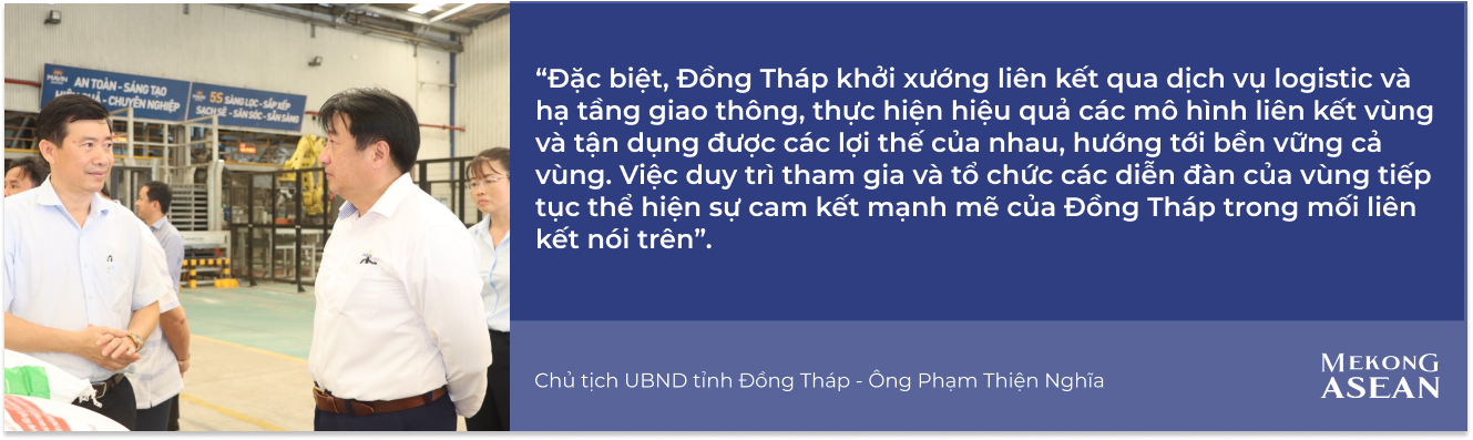 Đồng Tháp tạo sức mạnh phát triển bằng sự liên kết vùng
