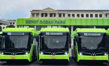 Chính thức có xe bus điện VinBus kết nối nội đô Hà Nội tới sân bay Nội Bài
