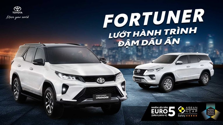 Toyota Việt Nam ch&iacute;nh thức tr&igrave;nh l&agrave;ng phi&ecirc;n bản cập nhật của mẫu SUV 7 chỗ Fortuner. Ảnh: Toyota Việt Nam.
