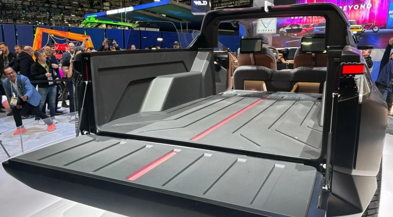 Phần th&ugrave;ng xe ph&iacute;a sau của VinFast VF Wild. Nguồn: VinFast.