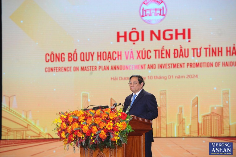 Thủ tướng Phạm Minh Ch&iacute;nh ph&aacute;t biểu chỉ đạo hội nghị.