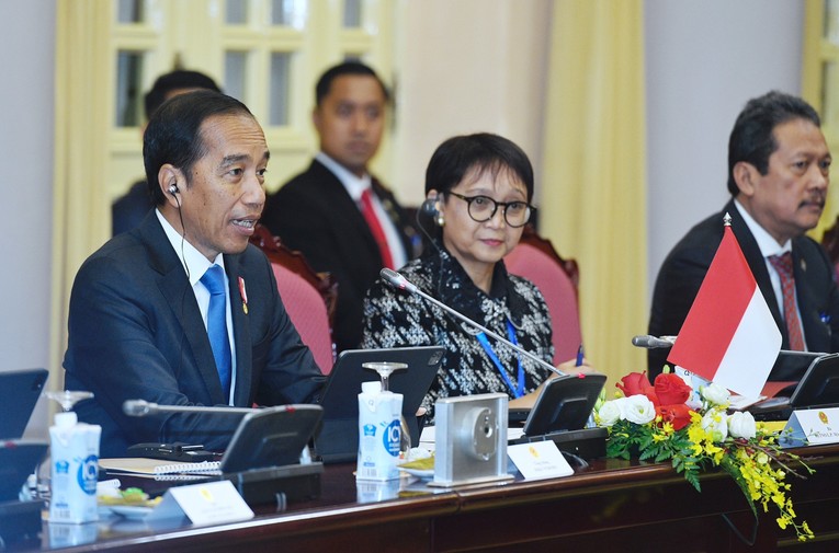 Tổng thống Indonesia cho biết ng&agrave;y c&agrave;ng c&oacute; nhiều doanh nghiệp Indonesia quan t&acirc;m đầu tư tại Việt Nam. Ảnh: VGP