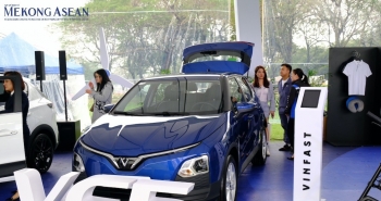 Loạt xe hội tụ tại triển lãm xe điện hóa Việt Nam