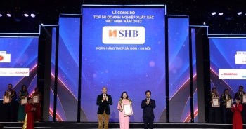 SHB được vinh danh &apos;Top 50 doanh nghiệp xuất sắc nhất Việt Nam&apos;