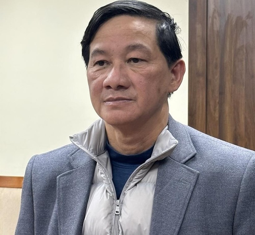 &Ocirc;ng Trần Đức Quận bị bắt tạm giam. Ảnh: Bộ C&ocirc;ng an