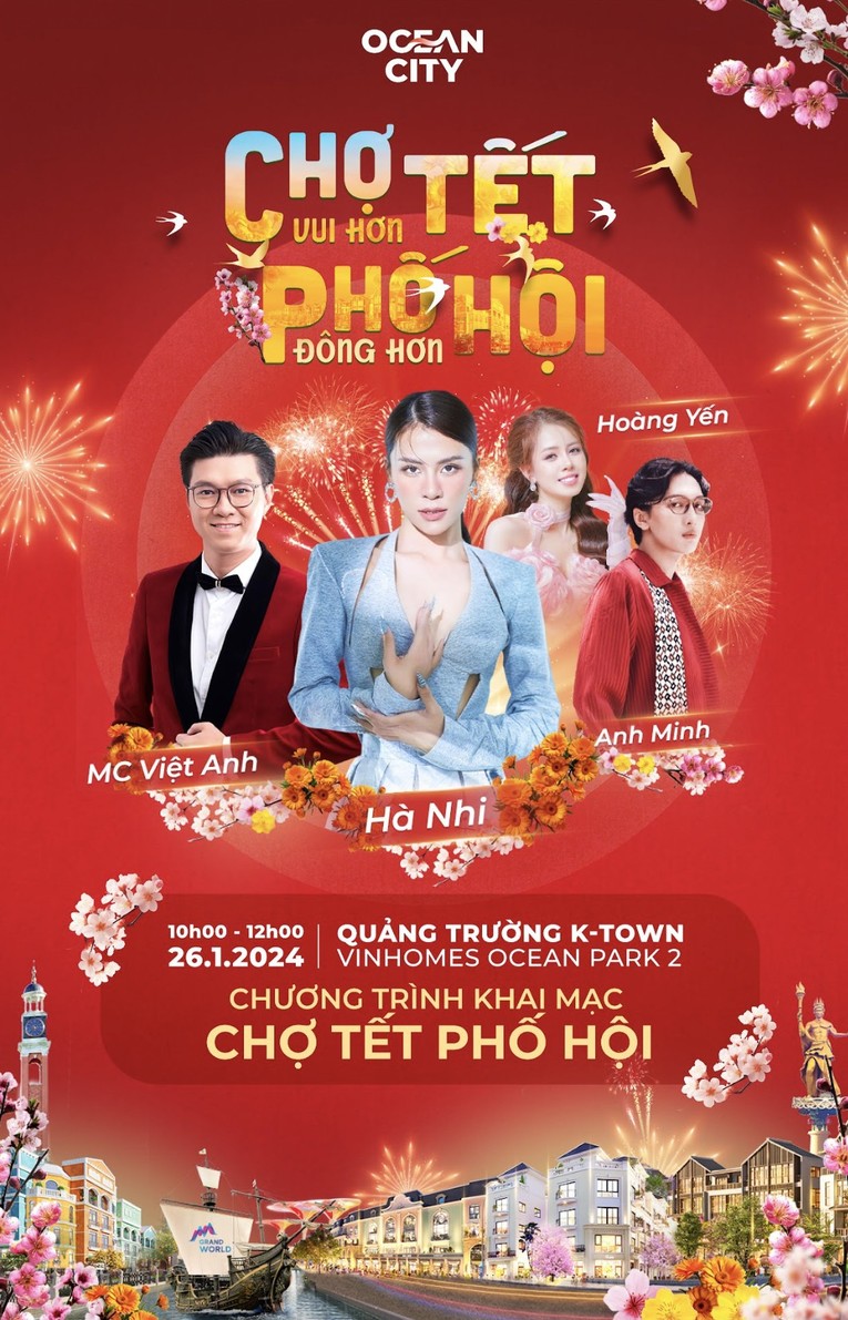 &ldquo;Chợ Tết Phố Hội&rdquo; sẽ c&oacute; m&agrave;n ra mắt ho&agrave;nh tr&aacute;ng v&agrave;o ng&agrave;y 26/1 tới đ&acirc;y với sự g&oacute;p mặt của nữ ca sĩ H&agrave; Nhi c&ugrave;ng nhiều giọng ca trẻ đang được nhiều người mến mộ.