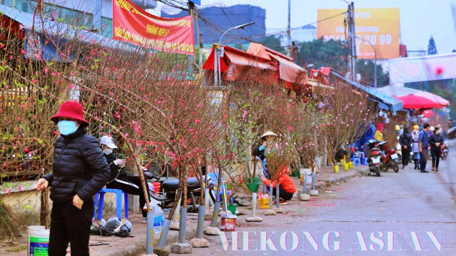 Chợ hoa Quảng B&aacute;