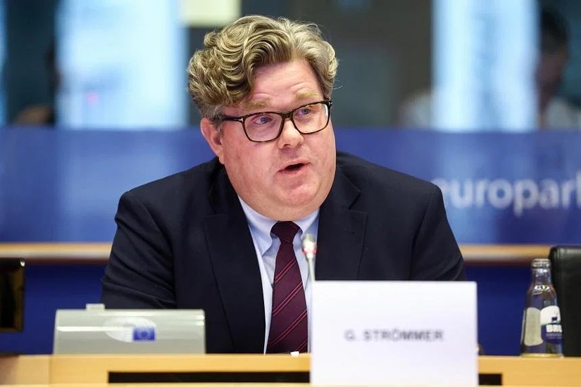 Bộ trưởng Tư ph&aacute;p Thụy Điển Gunnar Strommer. Ảnh: EPA-EFE