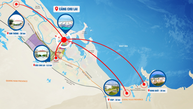 Cảng Chu Lai nhộn nhịp “mở hàng” đầu năm với những chuyến tàu lớn