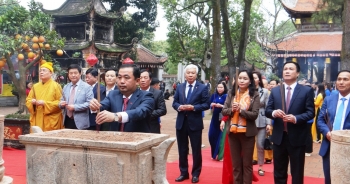 Trang trọng khai hội mùa xuân Côn Sơn - Kiếp Bạc 2023 ở Hải Dương