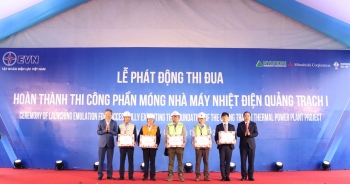 EVN đẩy mạnh thi công nhà máy nhiệt điện Quảng Trạch I