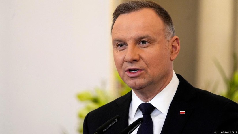 Tổng thống Ba Lan Andrzej Duda. Ảnh: DW