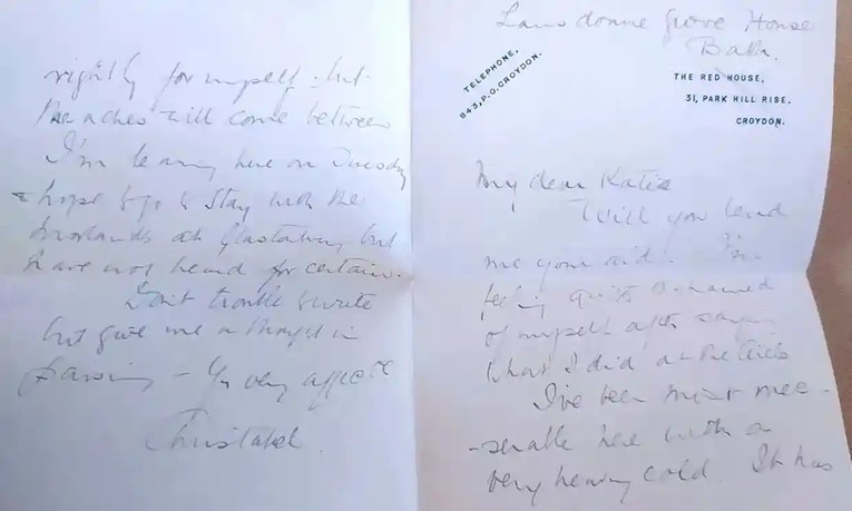Bức thư vẫn ở trong t&igrave;nh trạng tương đối tốt nhưng c&aacute;c chữ viết lại hơi kh&oacute; đọc. Ảnh: Finlay Glen