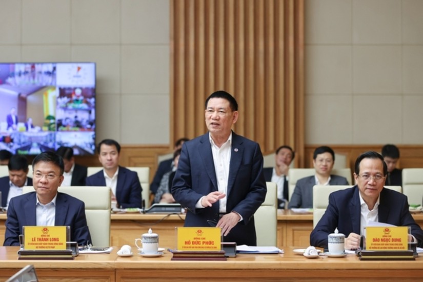 Bộ trưởng Bộ T&agrave;i ch&iacute;nh Hồ Đức Phớc