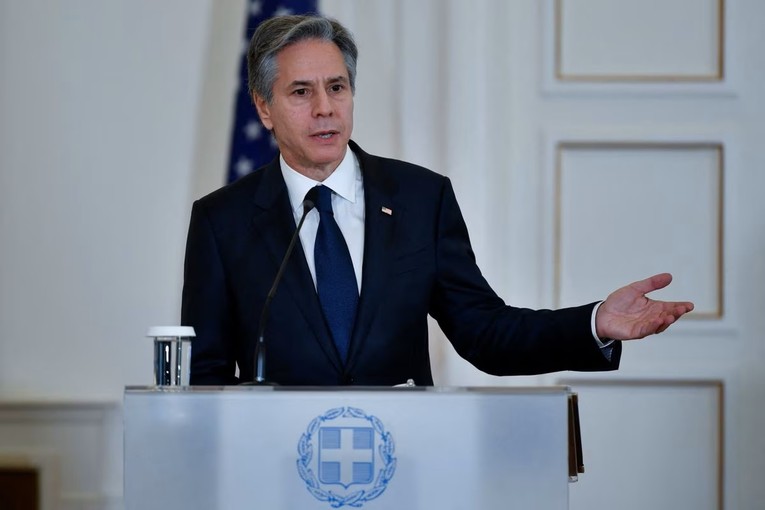 Ngoại trưởng Mỹ Antony Blinken. Ảnh: Reuters