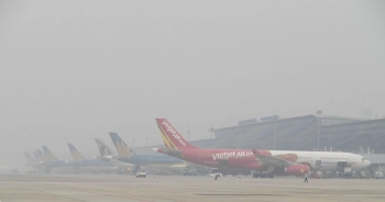 Sương mù dày đặc khiến gần 100 chuyến bay bị ảnh hưởng tại sân bay Nội Bài