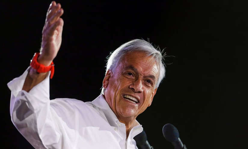 Cựu Tổng thống Chile Sebastian Pinera. Ảnh: AP