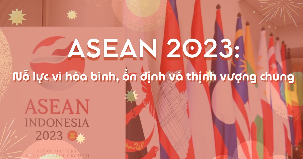 ASEAN 2023: Nỗ lực vì hòa bình, ổn định và thịnh vượng chung
