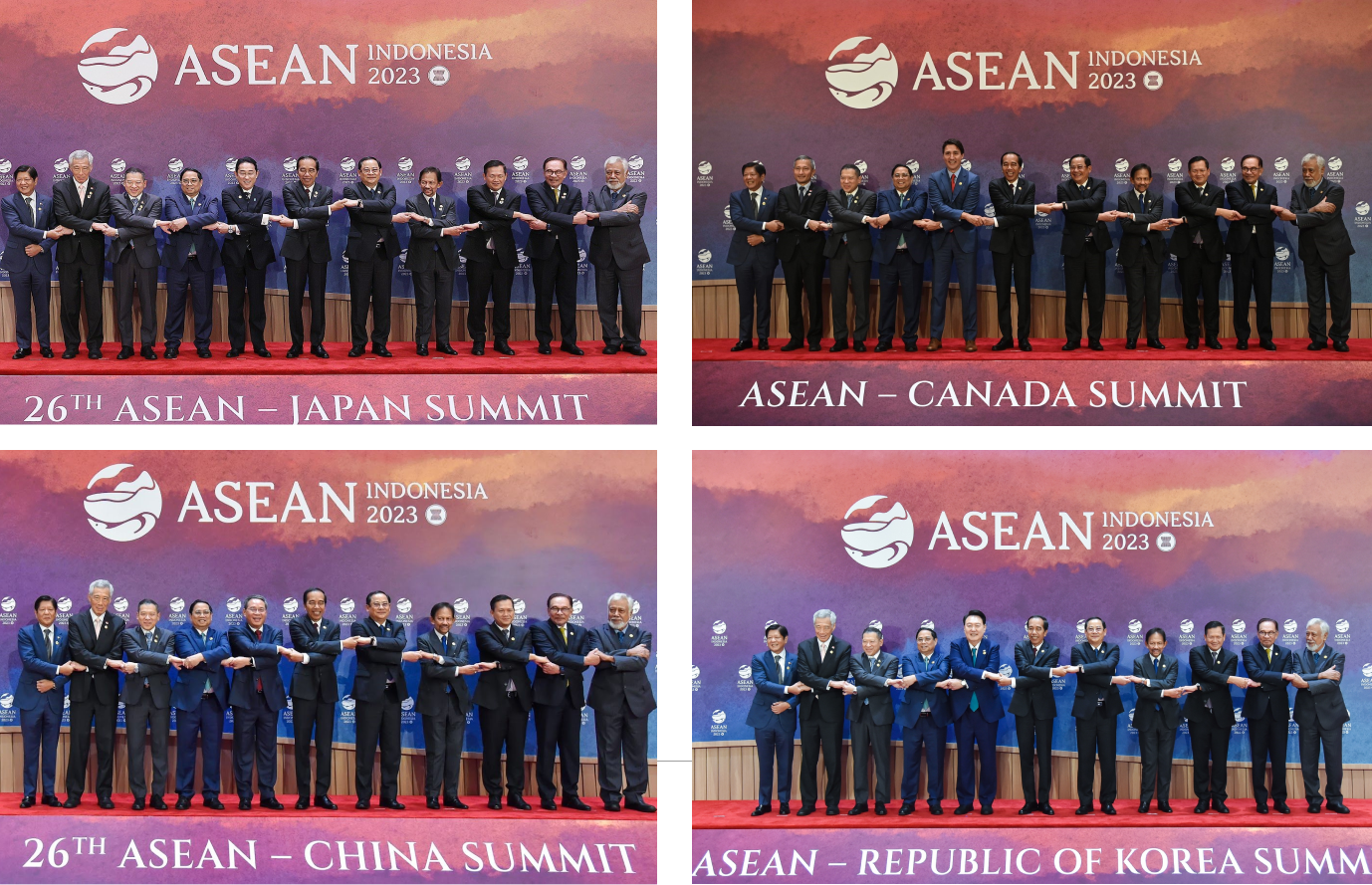 Hội nghị Cấp cao ASEAN - Nhật Bản, ASEAN - Canada, ASEAN - Trung Quốc, ASEAN - H&agrave;n Quốc diễn ra trong khu&ocirc;n khổ Hội nghị Cấp cao ASEAN lần thứ 43, ng&agrave;y 6/9/2023. Ảnh: VGP