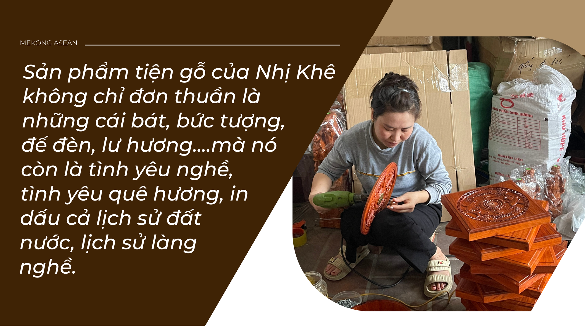 Trăm năm ‘giữ lửa’ làng nghề tiện gỗ Nhị Khê