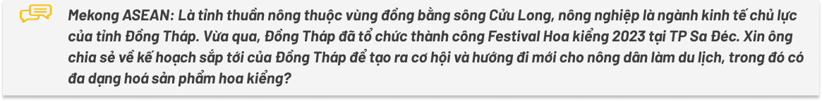 Đồng Tháp: Đồng bộ quy hoạch, tạo động lực phát triển cho năm mới