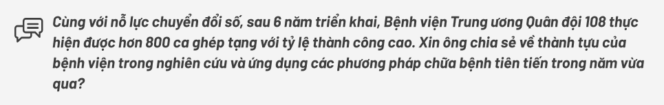 Giám đốc Bệnh viện 108: ‘Muốn chuyển đổi số phải thay đổi từ tư duy của người đứng đầu’