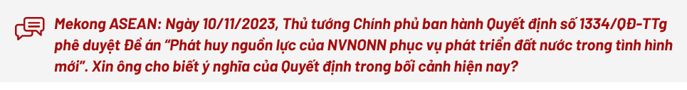 Huy động nguồn lực kiều bào tham gia phát triển đất nước