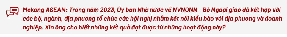 Huy động nguồn lực kiều bào tham gia phát triển đất nước