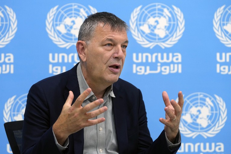 Tổng ủy vi&ecirc;n UNRWA Philippe Lazzarini. Ảnh: AP