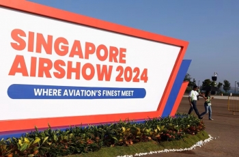 Triển lãm Hàng không Singapore chính thức khai mạc