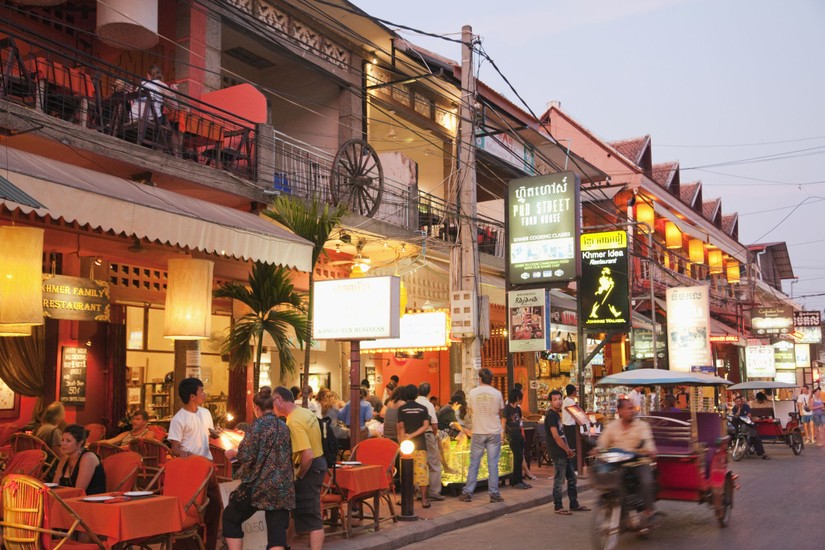 Siem Reap trước đại dịch. Ảnh: Getty Images