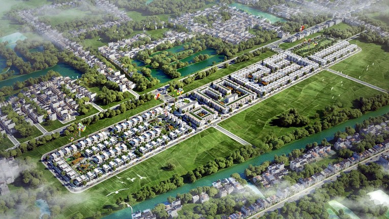 Phối cảnh tổng thể dự &aacute;n FLC Sa Đ&eacute;c, Đồng Th&aacute;p. Ảnh: FLC group