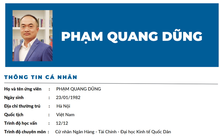 Ph&oacute; Tổng gi&aacute;m đốc mới tại Eximbank ki&ecirc;m Th&agrave;nh vi&ecirc;n HĐQT ng&acirc;n h&agrave;ng. (Ảnh: Eximbank)